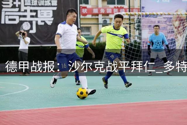 德甲战报：沙尔克战平拜仁 多特迎连胜开局